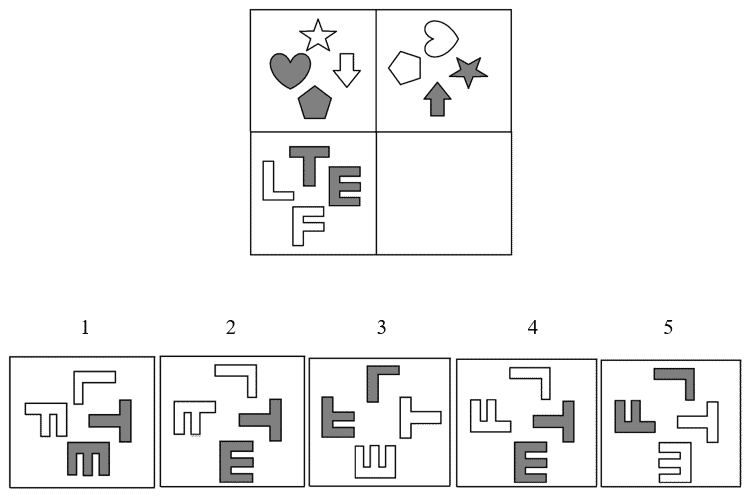 CogAT 3rd Grade Figure Matrices Sample